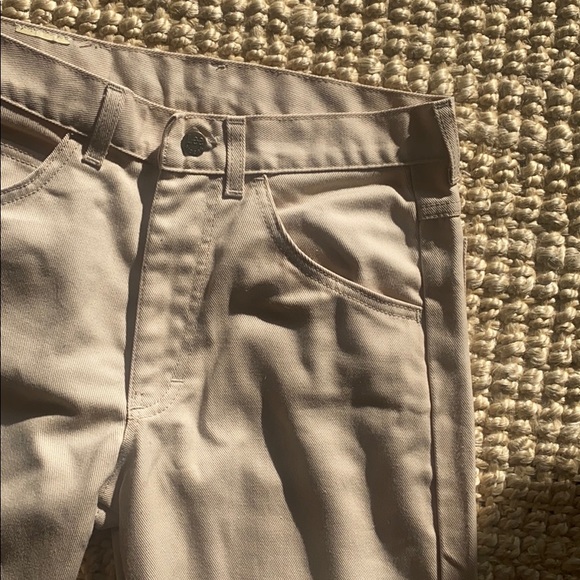 Vintage cream Lee boot cut jean - Picture 2 of 4